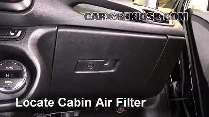 2016 Jeep Renegade Limited 2.4L 4 Cyl. Air Filter (Cabin) Replace